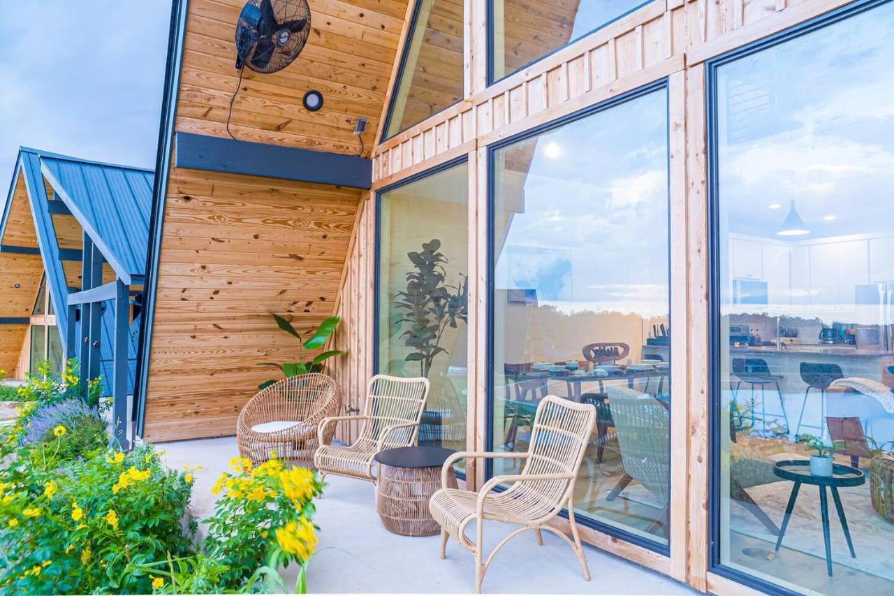Gruene Daze Chalet - Stylish Aframe - Escape The Ordinary New Braunfels Kültér fotó