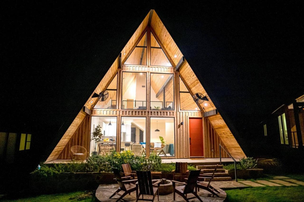 Gruene Daze Chalet - Stylish Aframe - Escape The Ordinary New Braunfels Kültér fotó